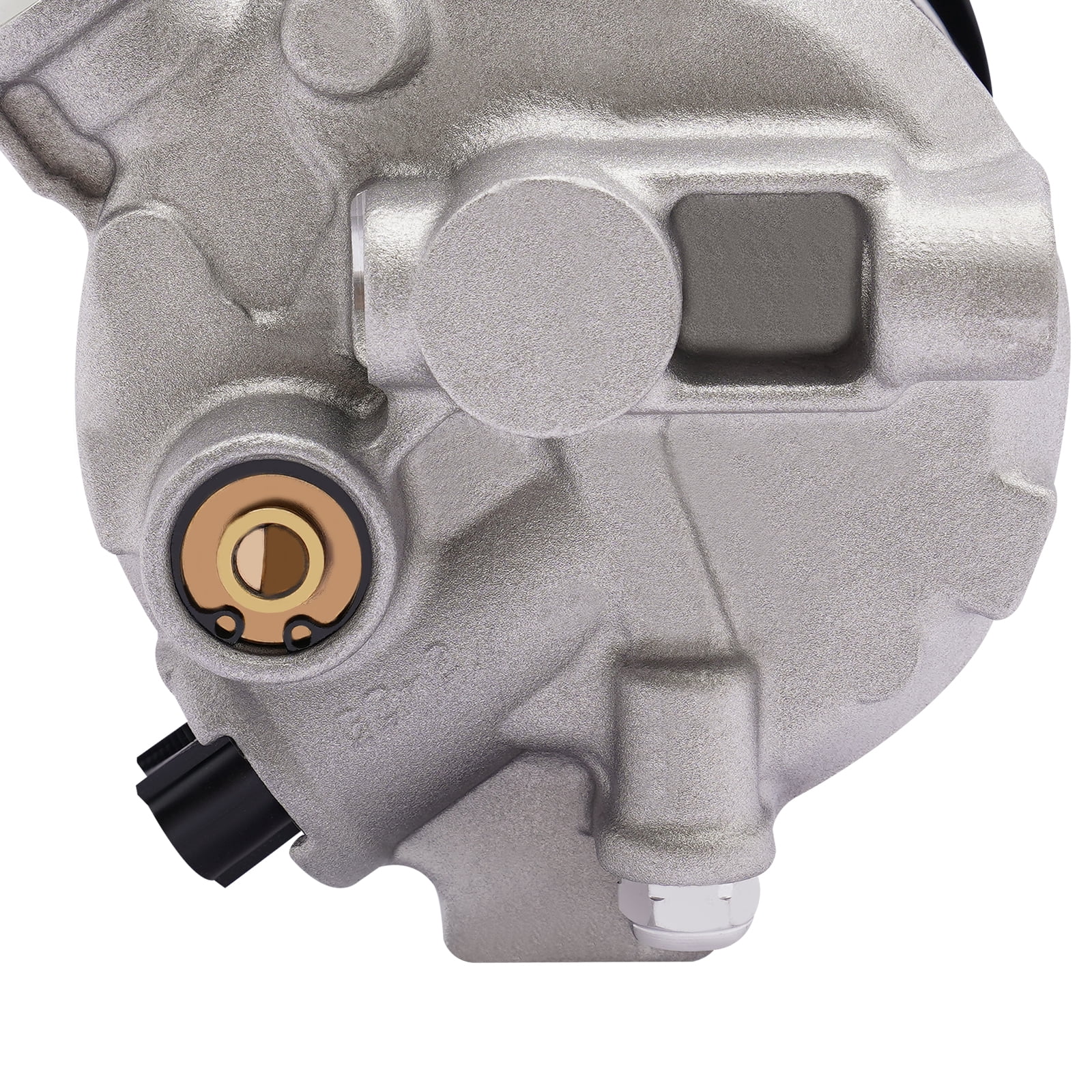 12V A/C Compressor for Dodge Caliber & Jeep Compass/Patriot, 6 Pulley Grooves, PAG 100 Oil, 45W Power, Low Noise, Direct Fit