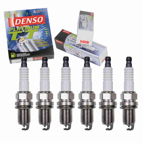 6 pc DENSO Platinum TT Spark Plugs compatible with Toyota Avalon 3.0L V6 1995-2004