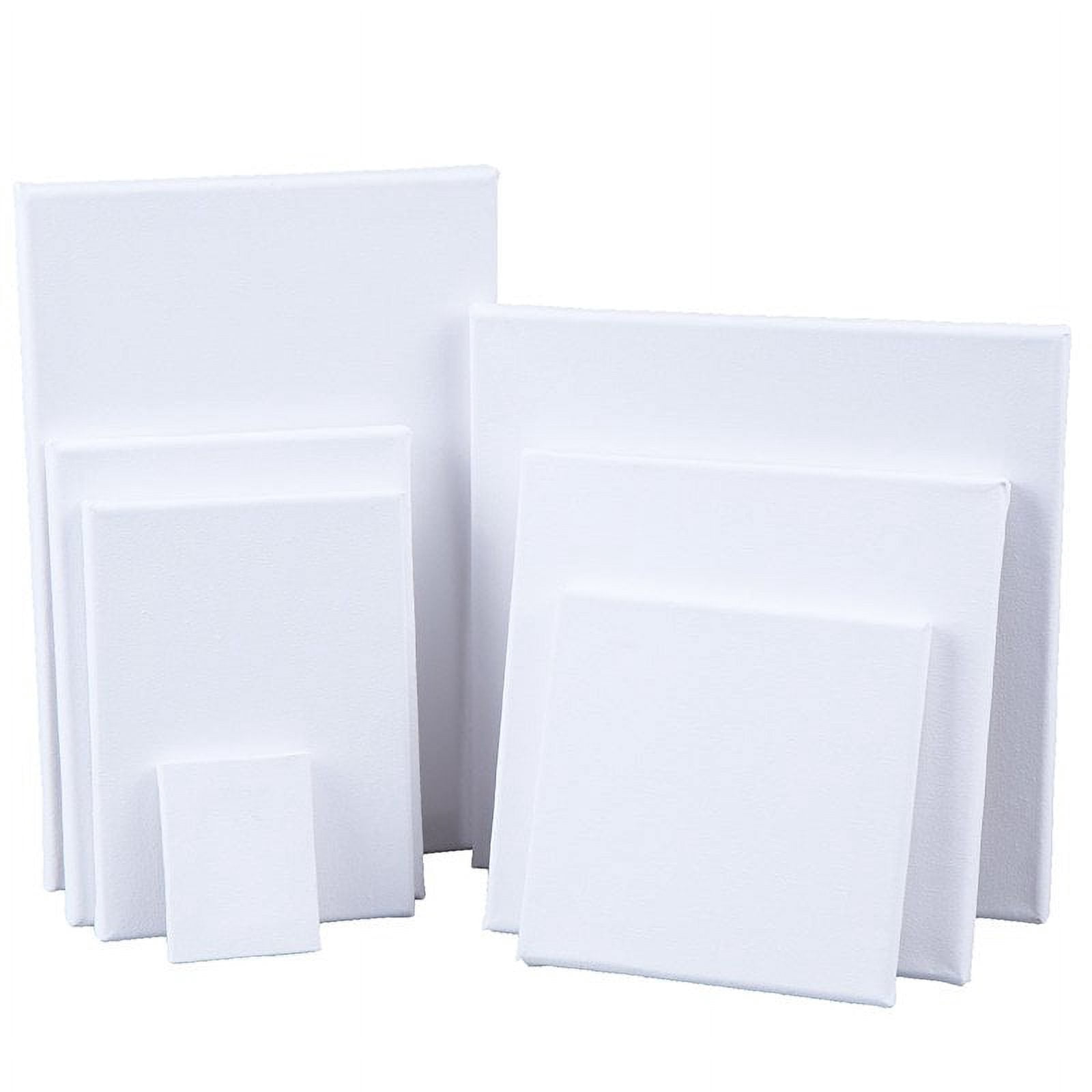 1PC Blank White Mini Small Stretched Artist Canvas Art Board Oil Paint Board