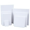 thumbnail image 2 of Blank White Mini Small Stretched Artist Canvas Art Board Oil Paint Board, 2 of 5