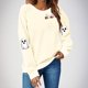 thumbnail image 1 of Heisall Womens Sweatshirts Halloween Print Long Sleeve Round Neck Loose 2025 New Arrival Fashion Casual, 1 of 4