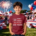 thumbnail image 2 of JAJAHO Boys United States 250 Years Graphic Tee For Kids US National Flag Casual Shirts Celebrate America's 250th Anniversary Short Sleeve T Shirt 2-13Y, 2 of 4
