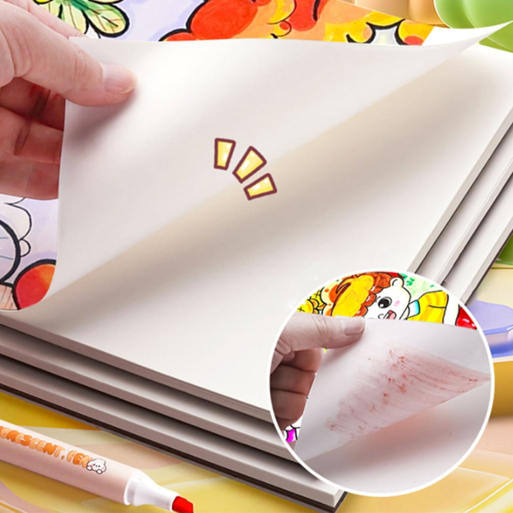 4pcs Blank Art Journals Sketchbook Drawing Pad For Outdoor Sketching Classroom Use 50 Sheets Each Book