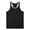 Black, variant on Awwp Mens Tops MenβS Muscle Tank Top Athletic Sleeveless Shirt Breathable Cotton/Polyester Blend for Gym And Casual Wear Black L