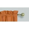 thumbnail image 3 of Set of 2 panels persian collection matte finish Not shiny Orange solid blackout with rod pocket foam lined window curtain drape R64 84 length, 3 of 3
