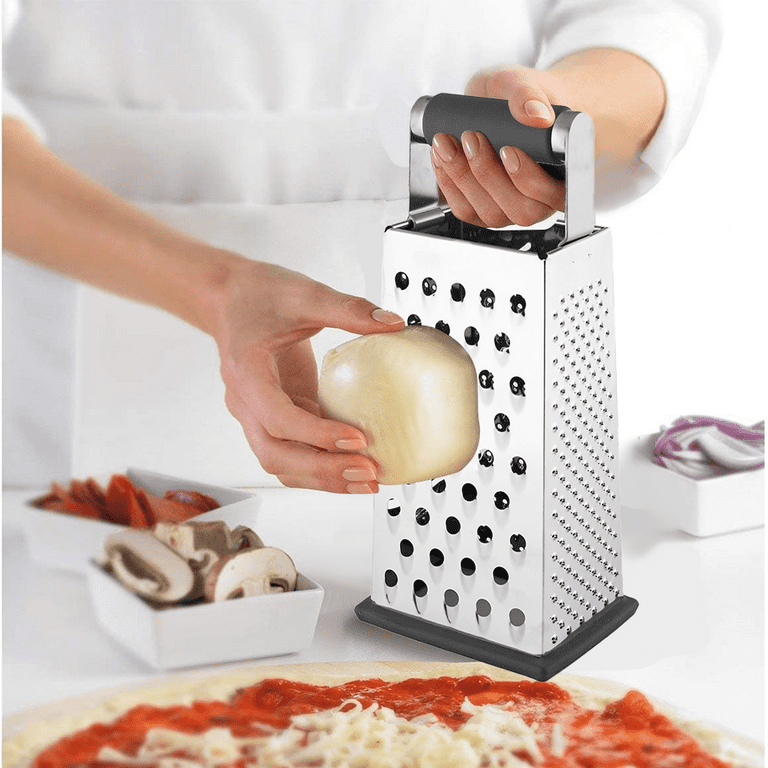 Stainless Steel Heavy-Duty Cheese Grater Professional Box Grater