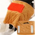 thumbnail image 1 of USB Heated Blanket – Portable Cordless Electric Knee Blanket, 39" x 27" for Home, Office, Travel & Outdoor Use, Battery-Operated Heating for Instant Warmth, Yellow, Blanket, 1 of 9