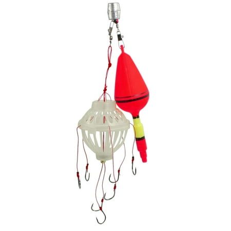 Unique Bargains Unique Bargains 13# Fishing Lantern Style Hook Sinker Floater Stopper Bobber 4 in 1 Set