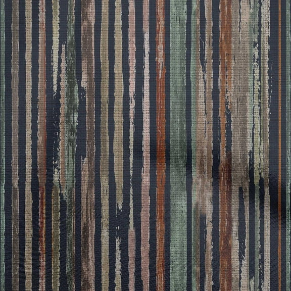 oneOone Cotton Poplin Blue Fabric Striped Line Sewing Fabric By The Yard Printed Diy Clothing Sewing Supplies 56 Inch Wide