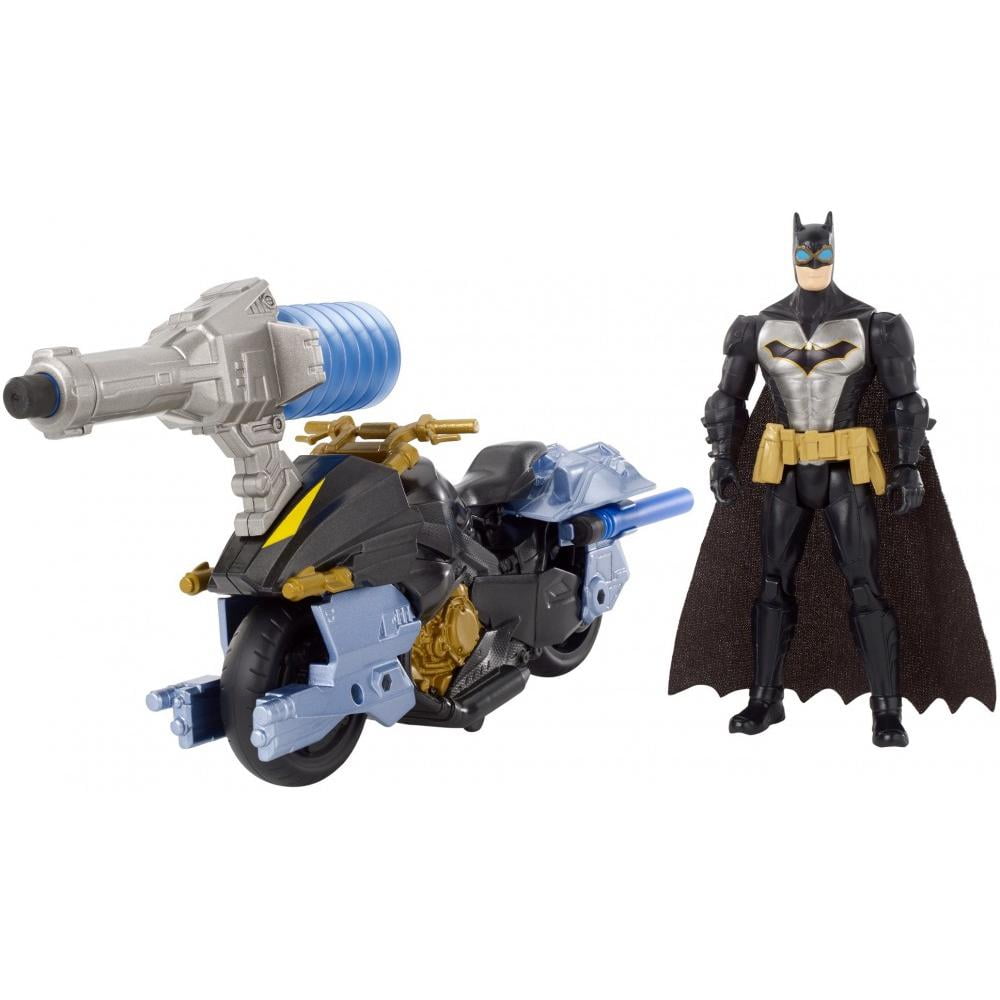 Batman Missions Air Power Blast Attack Batman & Batcycle 