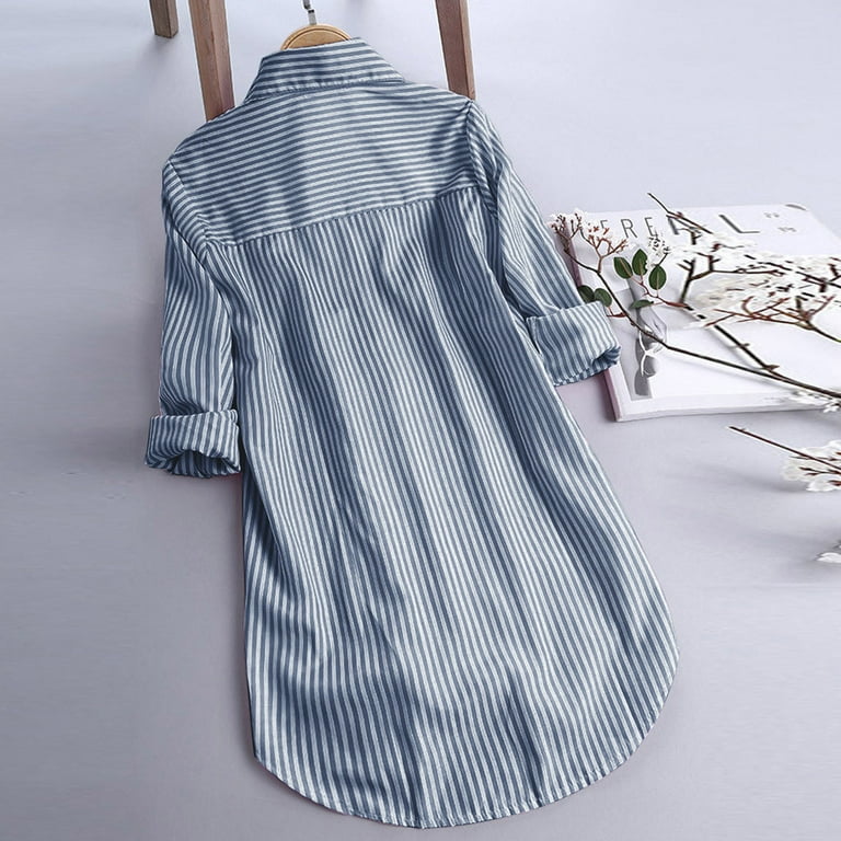 plus size tunic shirt dress Plus Size Tunic Dress for Women Summer Short Sleeve Striped Casual T Shirt Dress