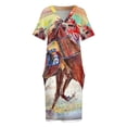 thumbnail image 4 of Vestido de carreras de pura sangre con bolsillos sueltos, vestidos de verano para mujer, ropa de mujer para verano 2025, 4 of 7