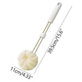 thumbnail image 3 of Dvkptbk Cleaning Brush Long Handle Bath Brush Soft Bath Brush Double-Sided Rubbing Bath Brush Bath Back Brush Bath Rubbing Back Brush Cleaning Supplies, 3 of 3