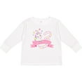 thumbnail image 3 of Inktastic I'm Three Cute Unicorn 3rd Birthday Boys or Girls Long Sleeve Toddler T-Shirt, 3 of 5
