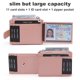 thumbnail image 2 of Slim Wallet for Women Thin Womens Card Holder Rfid Blocking Genuine Leather Small Wallets Pearl Pink, 2 of 5