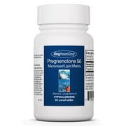 Allergy Research Group - Pregnenolone 50 mg - Hormone, Memory and Mood Support - 60 Scored Tablets