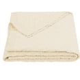 thumbnail image 4 of HiEnd Accents  Diamond Pattern Cream Linen Quilt (Shams Not Included), 4 of 5