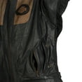 thumbnail image 5 of New Men's Black & Brown Motorbike Riding Jacket Real Cow Leather, 5 of 8