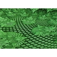 thumbnail image 1 of Ahgly Company Machine Washable Indoor Rectangle Transitional Deep Emerald Green Area Rugs, 5' x 7', 1 of 7