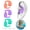 Multicolored 4 (Kids 4-12 Years Old), variant on Kids Swimming Ear Plugs, 3 Pairs Reusable Waterproof Silicone Ear Plugs, Soft Ear Protection for Boys & Girls, Ideal for Swimming, Surfing, Bathing & Shower (Kids 4-12 Years Old