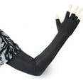 thumbnail image 4 of UV Protection Gloved Arm Sleeves for Men & Women Cycling Ice Arm Sleeve Fingerless Sun Compression Long Arm Cover, 4 of 10
