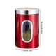 thumbnail image 4 of Bewildely Recipiente de cocina Recipiente de almacenamiento de grano inoxidable Frasco de té y café visible con tapa Teteras, 4 of 6