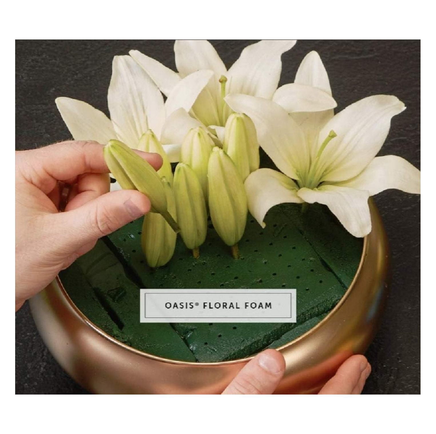 Arrangement Floral Foam, 3" x 4" x 9", Green Piece