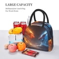 thumbnail image 5 of Rocae Red And Blue Fire Dragon D for Leakproof Lunch Box for Adults, Wide Opening Lunch Tote Bag, Reusable Lunch Cooler Bag, 5 of 6