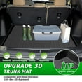 thumbnail image 2 of Canvcle Cargo Liner Trunk Mat for 2020-2025 2026 Nissan Sentra Accessories, All Weather Cargo Mat, Rubber Cargo Liner Waterproof Non-Slip Black, 2 of 8