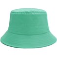 thumbnail image 2 of ORUYROP Bucket Hat for Women Men, Reversible Cotton Summer Sun Beach Fishing Cap Solid Color Style, 2 of 7