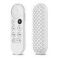 thumbnail image 1 of Funda de silicona suave antideslizante para control remoto de Google 2020 Tv (blanco) Afortunado Sencillez, 1 of 5