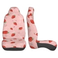 thumbnail image 3 of Yiaed Strawberry Print Car Seat Covers,Universal Auto Seats Protector Fits for Car,SUV Sedan,Truck,Automotive Seat Covers & Accessories(Two packs), 3 of 7