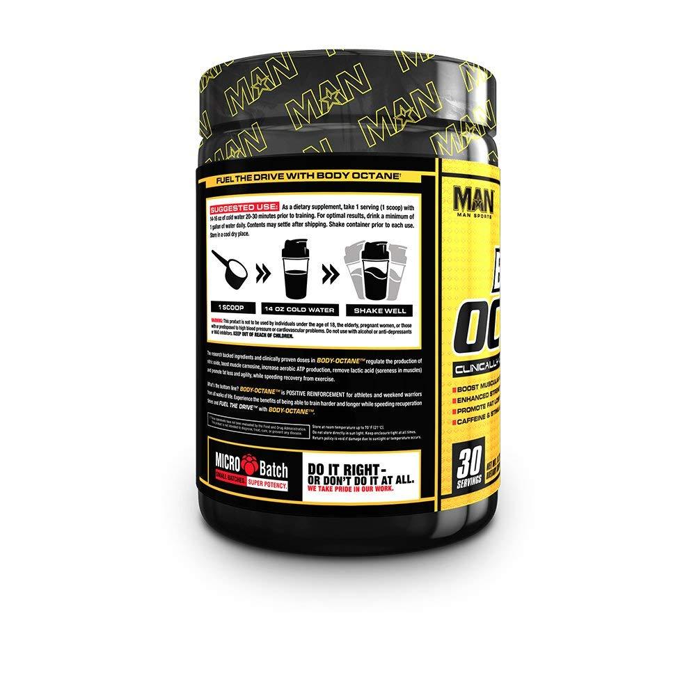 Body Octane Clinically Dosed Performance Aid Powder With Citrulline Malate Beta Alanine Lemon Lime 30 Servings 318 Grams Man Sports Body By Man Sports Usa Walmart Com