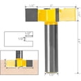 thumbnail image 2 of High-Precision Slab Flattening Router Bit, Tungsten Carbide Tipped Anti-Kickback Design for Clean Cuts on Various Wood Projects, Ideal for CNC Compatible High-Strength Steel, 2 of 8