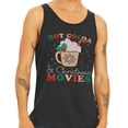 thumbnail image 2 of Hot Cocoa and Christmas Movies Tank Top Unisex X-Large Black, 2 of 5