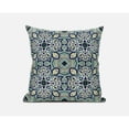 thumbnail image 2 of Amrita Sen CAPL542FSDS-ZP-20x20 Clover Leaf Floral Suede Zippered Pillow with Insert Muted Green Cream, 2 of 3
