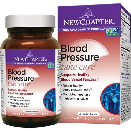 New Chapter Blood Pressure Take Care Vegetarian Capsules, 60 (Best Time To Take Blood Pressure Meds)