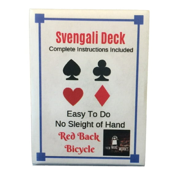 London Magic Works Svengali Deck Pack of Two; Includeds Over 100 Tricks - Two Decks That Are Sure to Amaze