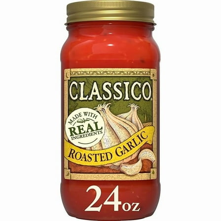 Classico Roasted Garlic Pasta Sauce, 24 oz Jar