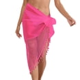 thumbnail image 1 of FhsagQ Robe de Plage Crochet Contrastée Blanche pour Femmes Taille Unique, 1 of 5