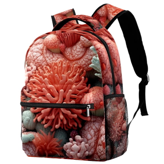 Lightweight Backpack Coral School Bag Travel Laptop Daypack for Men Women Casual Rucksack