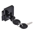 thumbnail image 5 of Uxcell Display Double Door Glass Lock for 5-8mm Glass Zinc Alloy Black Finish, 5 of 5