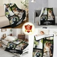 thumbnail image 5 of Custom Blanket with Photo Text Personalized Blanket Customized Throw Blanket for Kid Adult Birthday Anniversary Halloween Christmas Mother Father Girlfriend Valentines Day Gift Blankets, 5 of 5