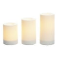 thumbnail image 2 of White 3-Pack LED Pillar Candles by Ashland, 2 of 7