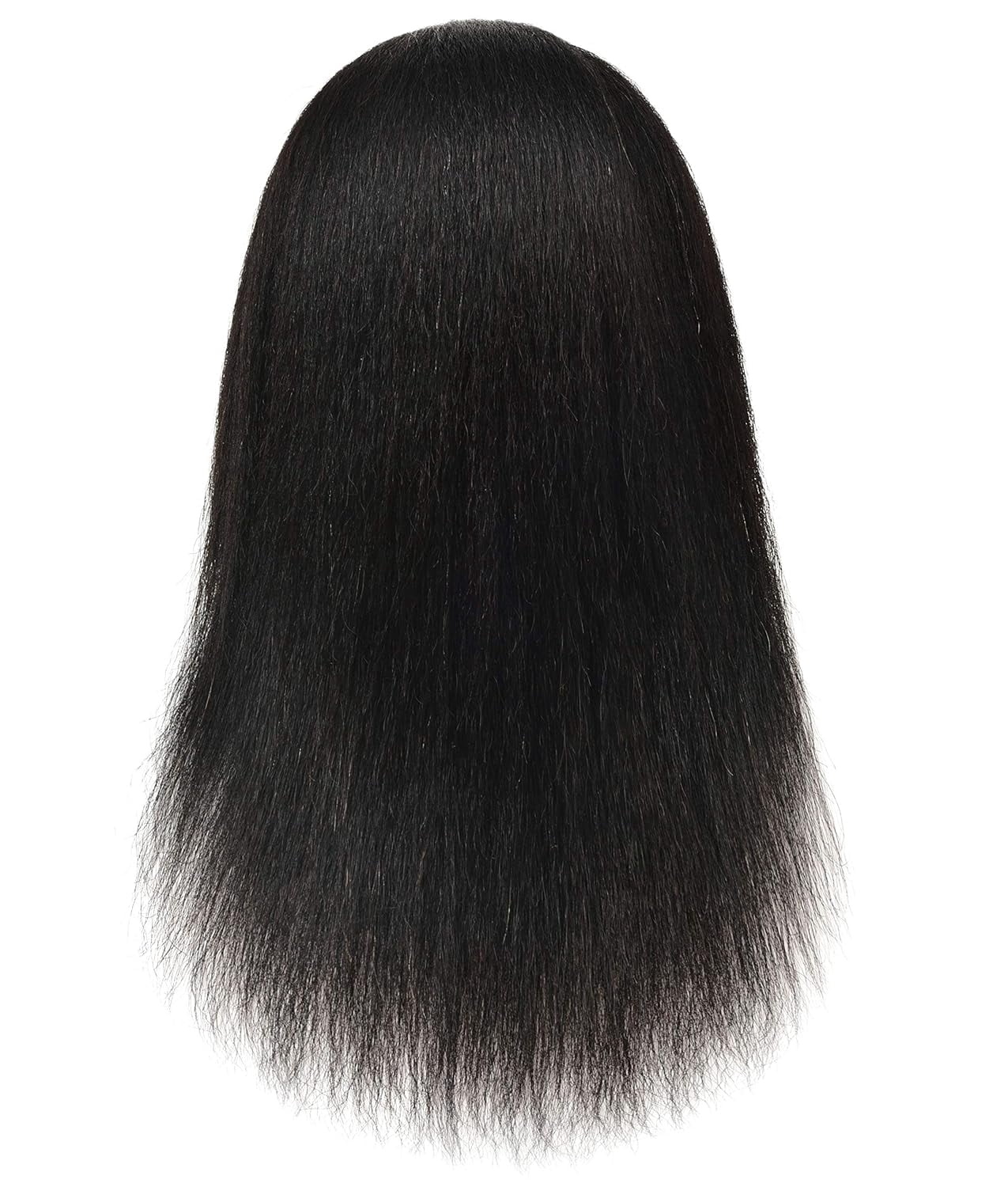 RYHAIR African American Mannequin Head 100% Human Hair for Practice Braiding Styling Cosmetology Barber Training with Stand