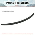thumbnail image 5 of Ikon Motorsports Trunk Spoiler Fits 2008-2013 BMW E82 1 Series M Sport Coupe, M4 Style Matte Black ABS Plastic Add-on Rear Trunk Lid Spoiler Wing Lip, 5 of 7