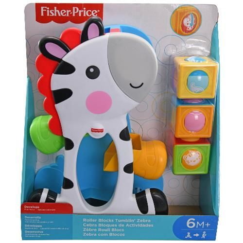 fisher price roller blocks tumblin zebra