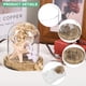 thumbnail image 2 of Cúpula de Vidrio Cloche Uxcell, 3.9"x3.1" Caja de Exhibición de Vidrio con Base de Madera para DIY Globos de Nieve/Pequeñas Plantas/Flores/Velas/Modelos/Souvenirs, Centro de Mesa, 2 of 7