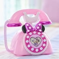 thumbnail image 6 of Disney Junior Minnie Mouse Ring Me Rotary Phone with Lights and Sounds, Interactive, Iridescent Pink, Baby and Toddler Toys, 6 of 8