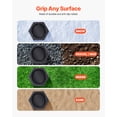 thumbnail image 4 of VEVOR RV Leveling Pads 5000lbs 4 Pcs Rubber Trailer Jack Pads for 10" Round Feet, 4 of 9